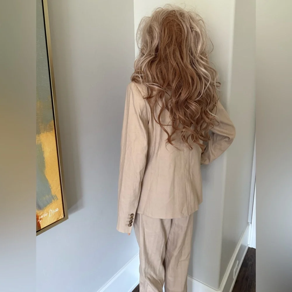 NWT Never Worn Suit by Ann Taylor — Beige Tan Stylish Look! - Picture 13 of 16